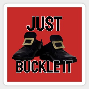 ONE TWO BUCKLE MY SHOE MEME Sticker